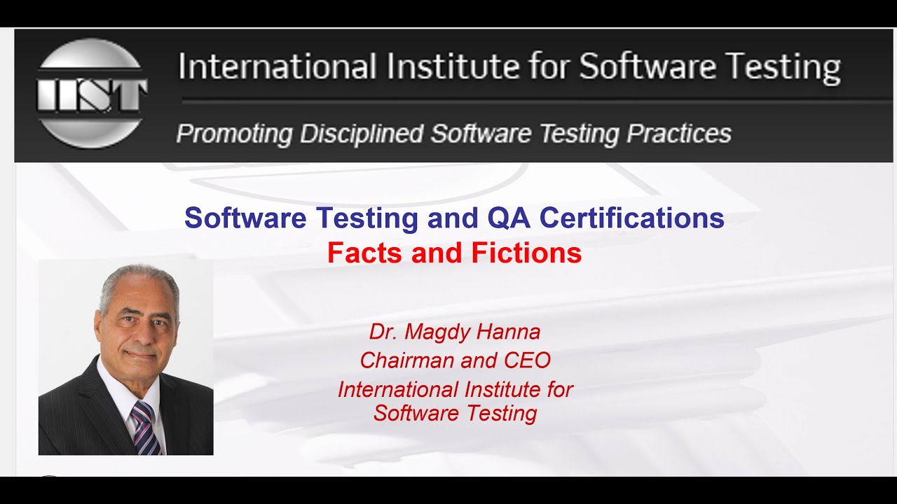 Testing Certifications Facts and fictions