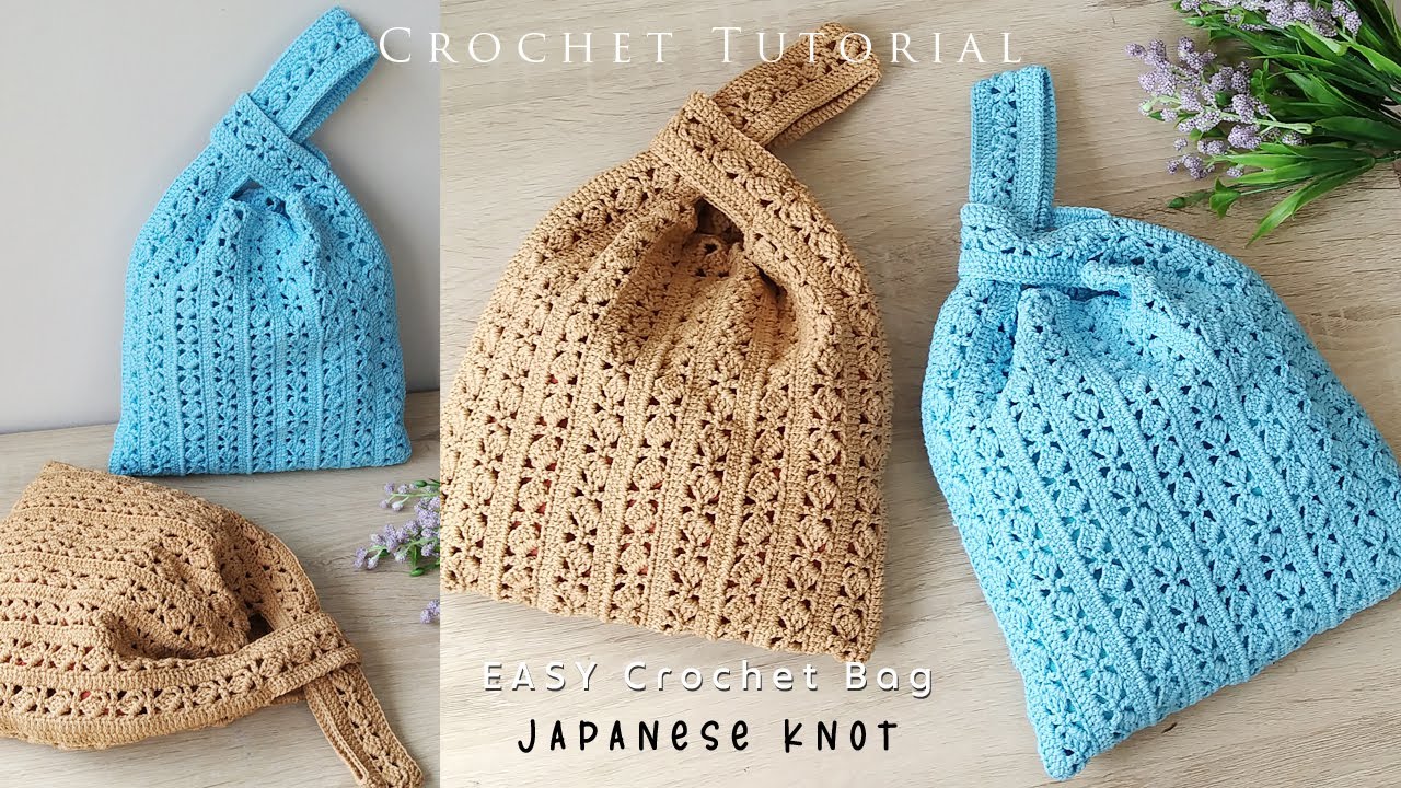 Easy Crochet Bag Японский узел
