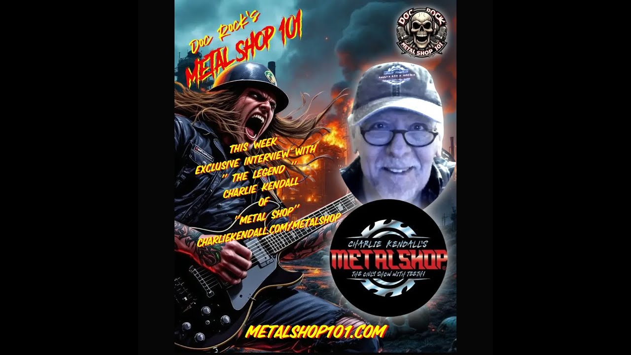 Charlie Kendall Legendary Dj  Of The syndicated Radio  Show Metal Shop