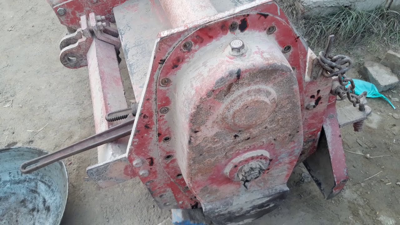 Old Rusty Rotavator Repair 2021