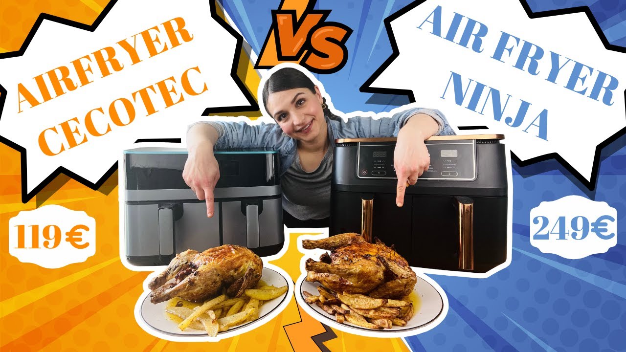Poulet frites 🍟 dans 2 airfryer diff&eacute;rents !!!! Je suis choqu&eacute;e 😮