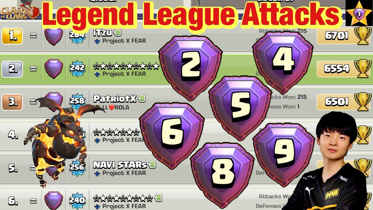 Legend League Attacks February Season Day10 Zap Lalo