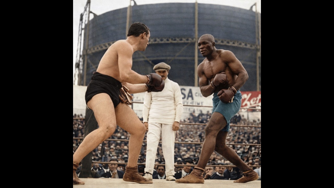 Jack Johnson -vs- Tommy Burns 1908 | HD Documentary Lost Footage