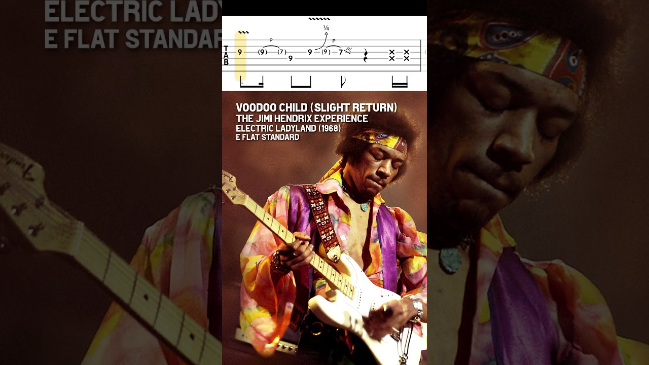 classic JIMI HENDRIX riff - Voodoo Child
