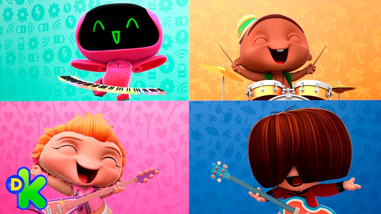 Os bebês não querem dormir, querem curtir rock! | Mini Beat Power Rockers | Discovery Kids Brasil