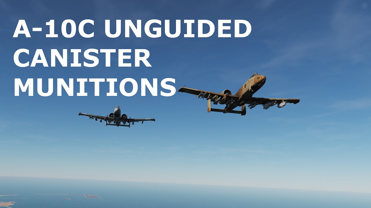 DCS World Tutorials - A-10C Warthog - Using Unguided Cluster Munitions in CCIP