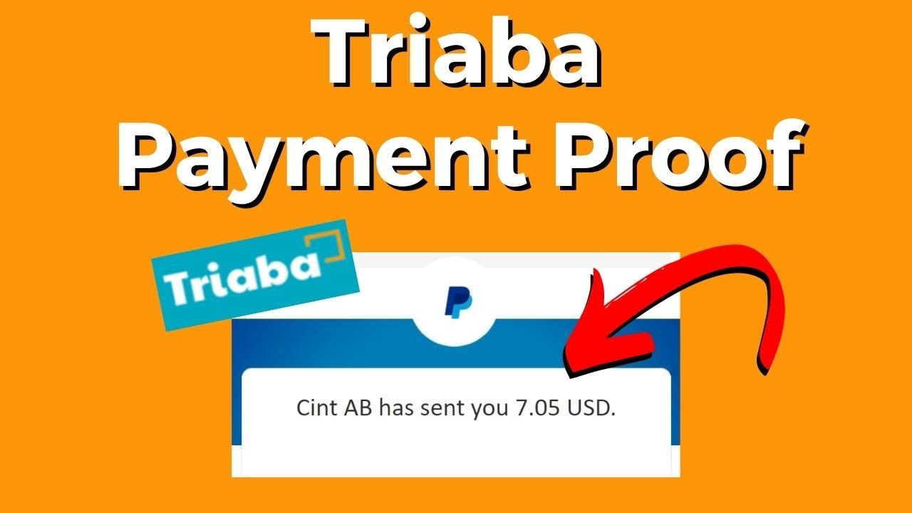 Triaba Payment Proof (Live PayPal Proof)