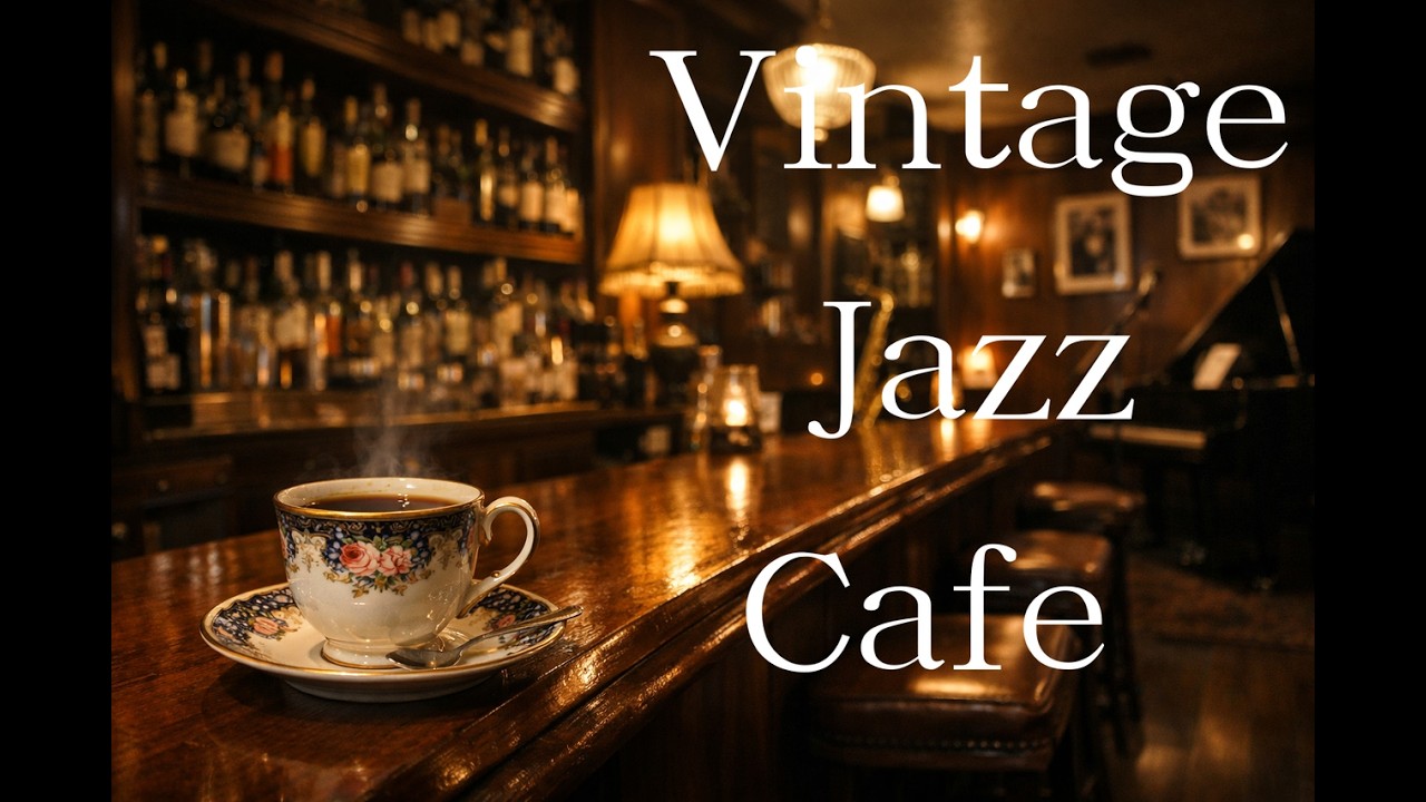 【piano jazz BGM】Vintage Jazz Cafe BGM | Quiet Piano Jazz for Focus & Study