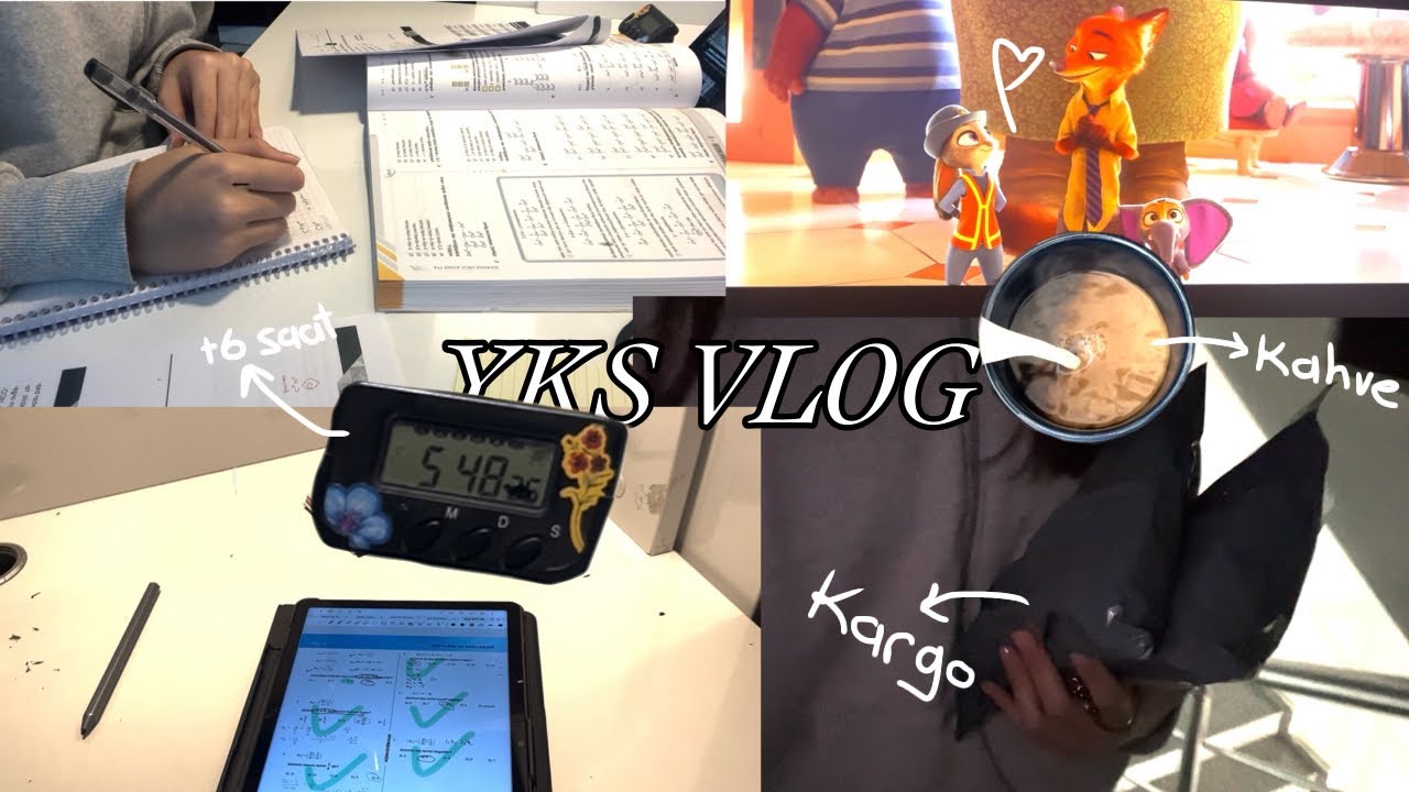Yks26 vlog 5 || geç başlayan bir günü verimli geçirelim|| kargo,ayt,tyt,+6 saat