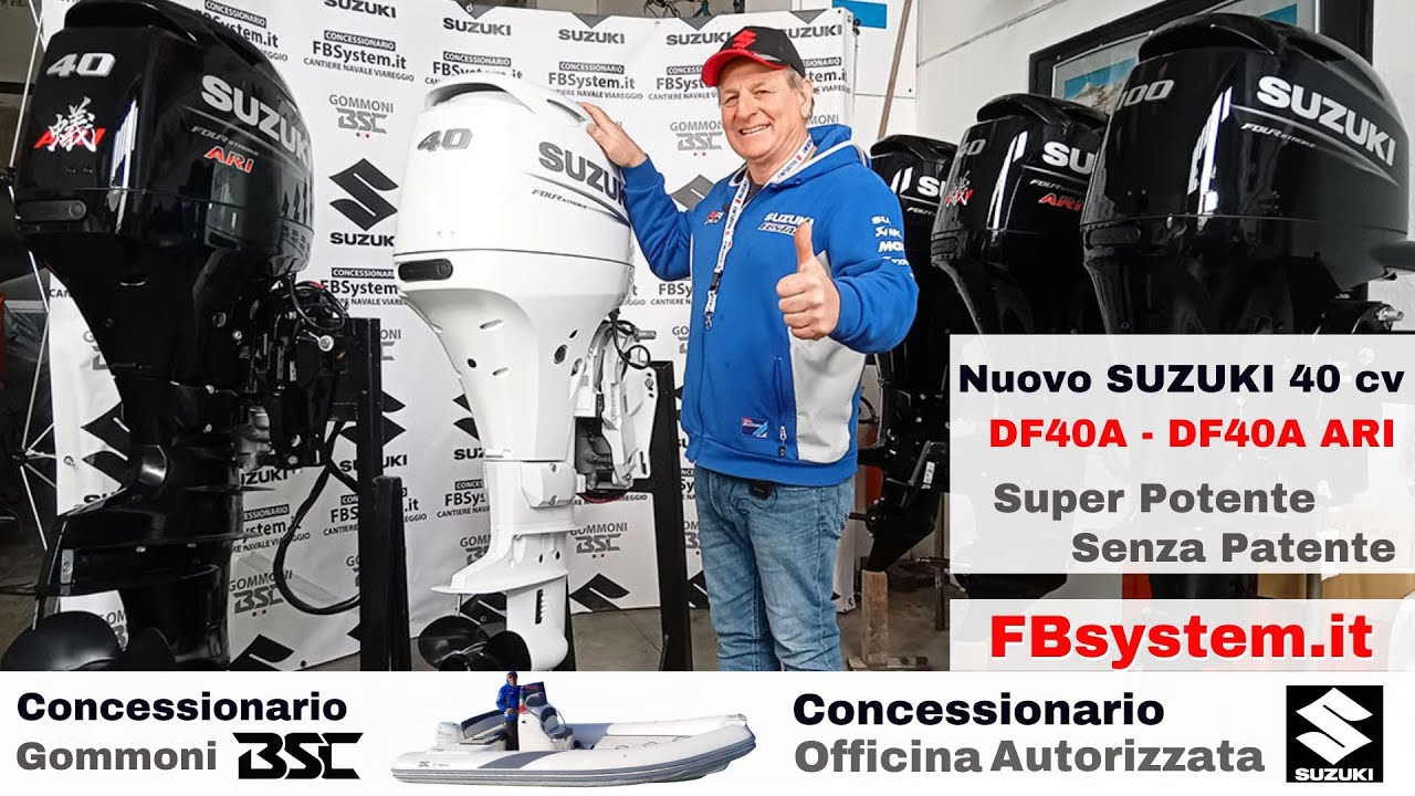 Nuovo SUZUKI 40 cv TECH e RR