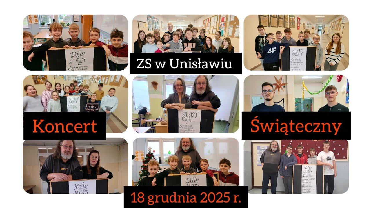 Koncert Świąteczny w ZS w Unisławiu