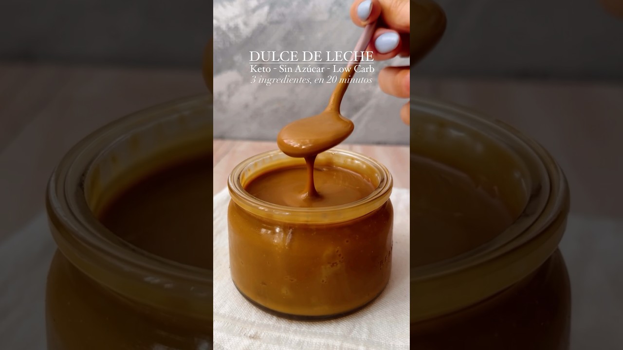 &iexcl;DULCE DE LECHE KETO SIN AZ&Uacute;CAR!🤎 #sinazucar #keto #recetasketo #dietaketo #ddl #dulcedeleche #facil