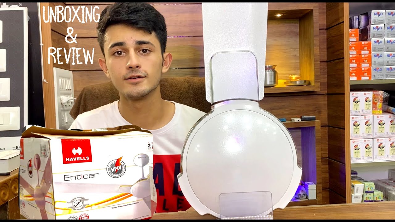 Havells ENTICER Dust Resistant Ceiling Fan Unboxing & Review | Electrical Unboxing