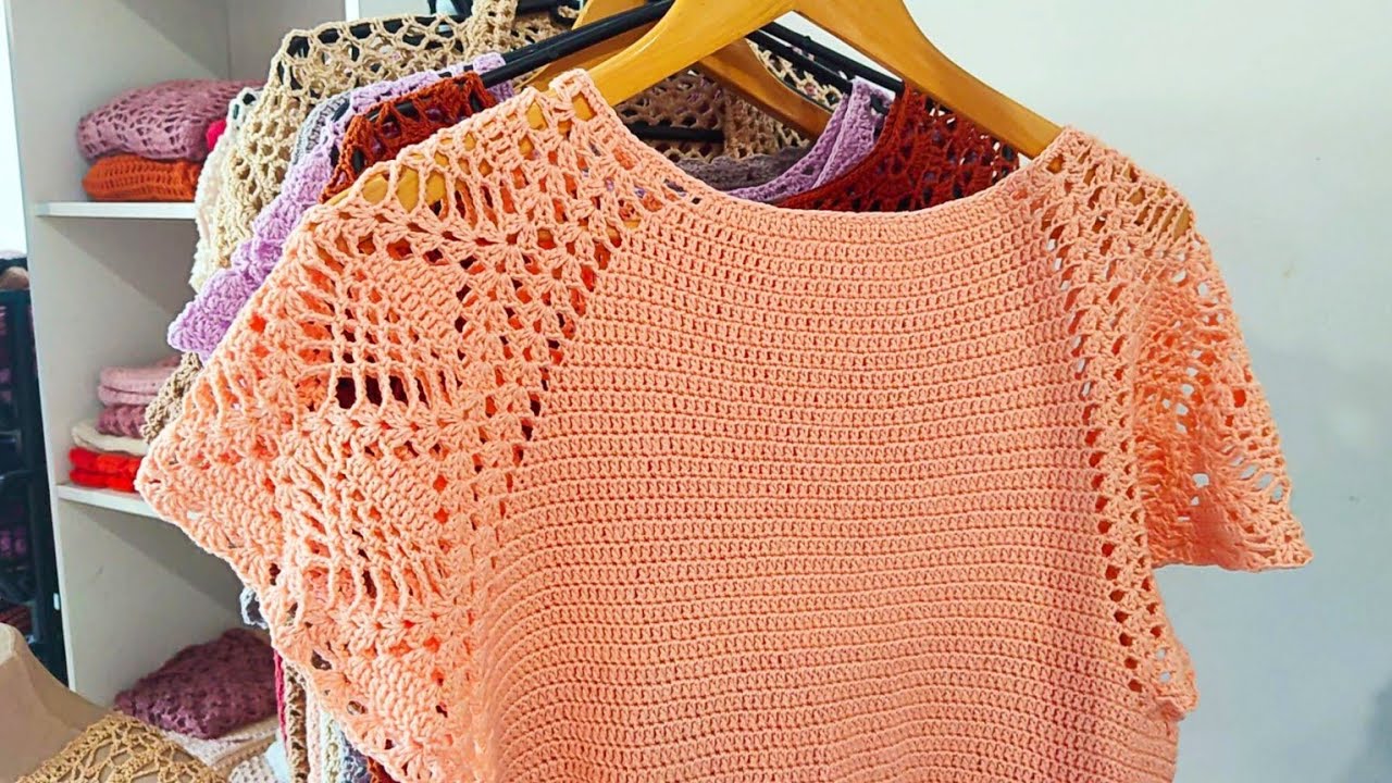 Blusa Helena (manga ponto abacaxi) 2° parte
