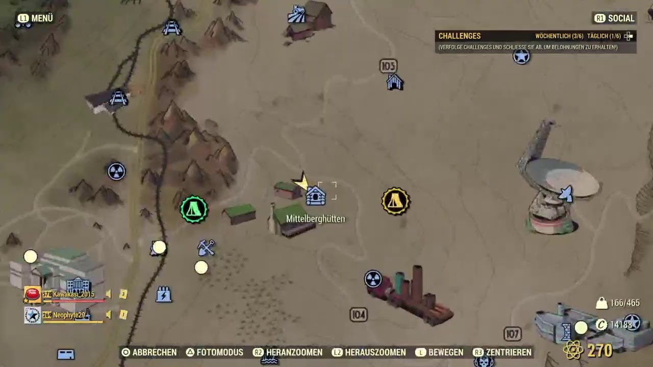 Fallout 76 Futtersaft der echte Fundort