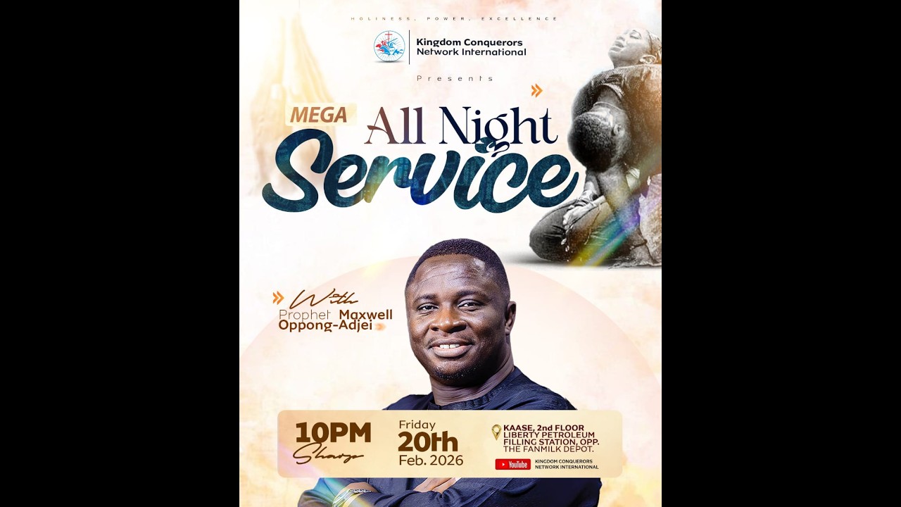 Grace For Divine Settlement || PROPHET MAXWELL OPPONG - ADJEI || 20/02/2026