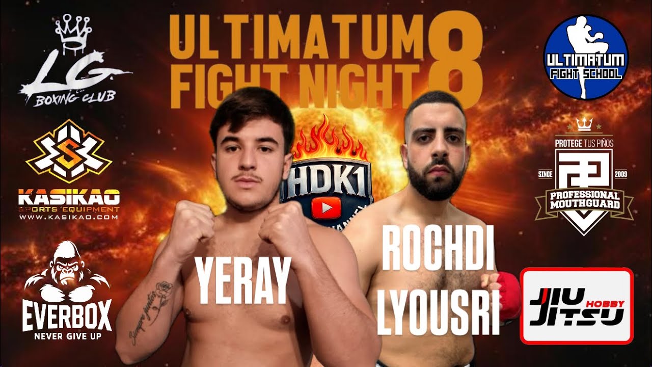 Yeray vs Rochdi Lyousri &ndash; K1 -80 kg | Ultimatum Fight 8