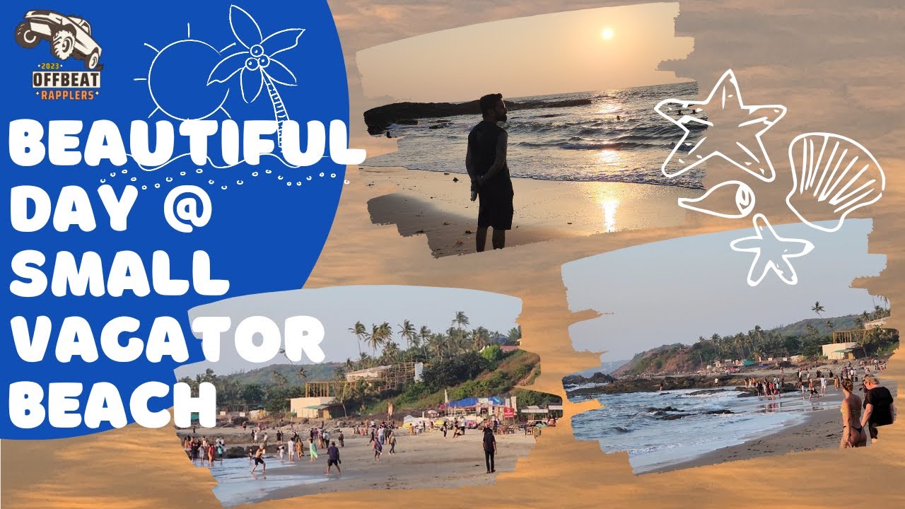 Sunset Sea & Sand🏖 Goa Beach Life @OffbeatRapplers #vlog #sunset #vagatorbeach