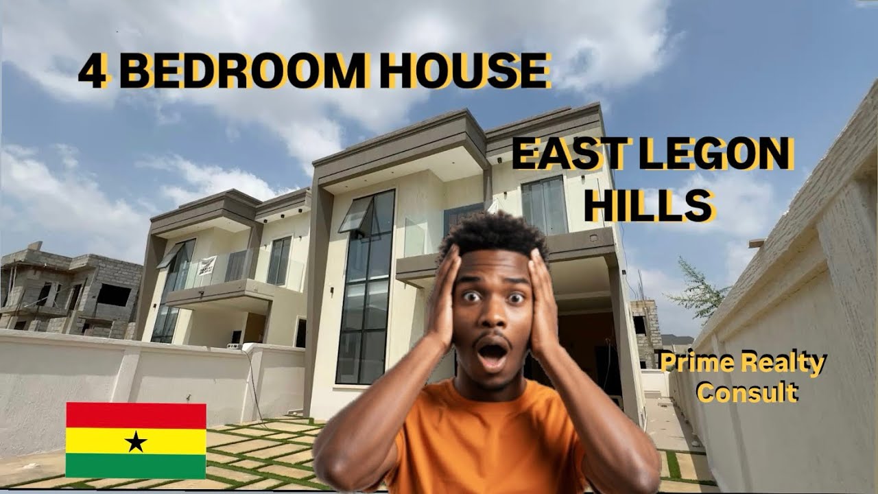 Own a Luxury Home in Ghana 🇬🇭 | 4 Bed Modern House in East Legon Hills – $240k 
