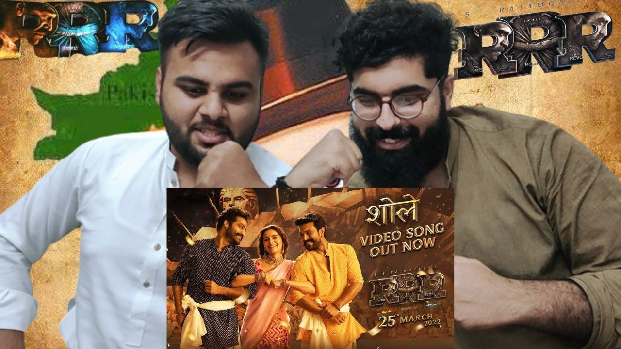 Sholay (Full Video) - RRR Reaction – NTR, Ram Charan, Alia Bhatt, Ajay Devgn | PAK REACT