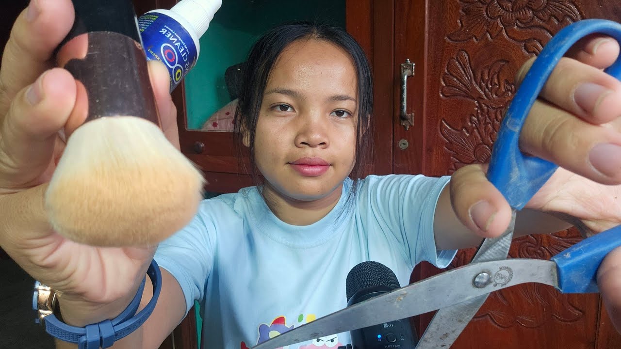 ASMR Haircut ✂️ Scissor Sounds & Brush Brushing