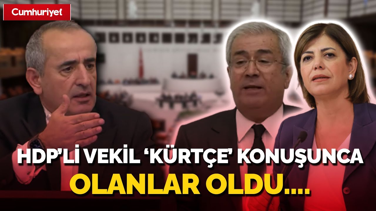 Meclis'te gerginlik bitmiyor: HDP'li vekil Kürtçe konuşunca olanlar oldu