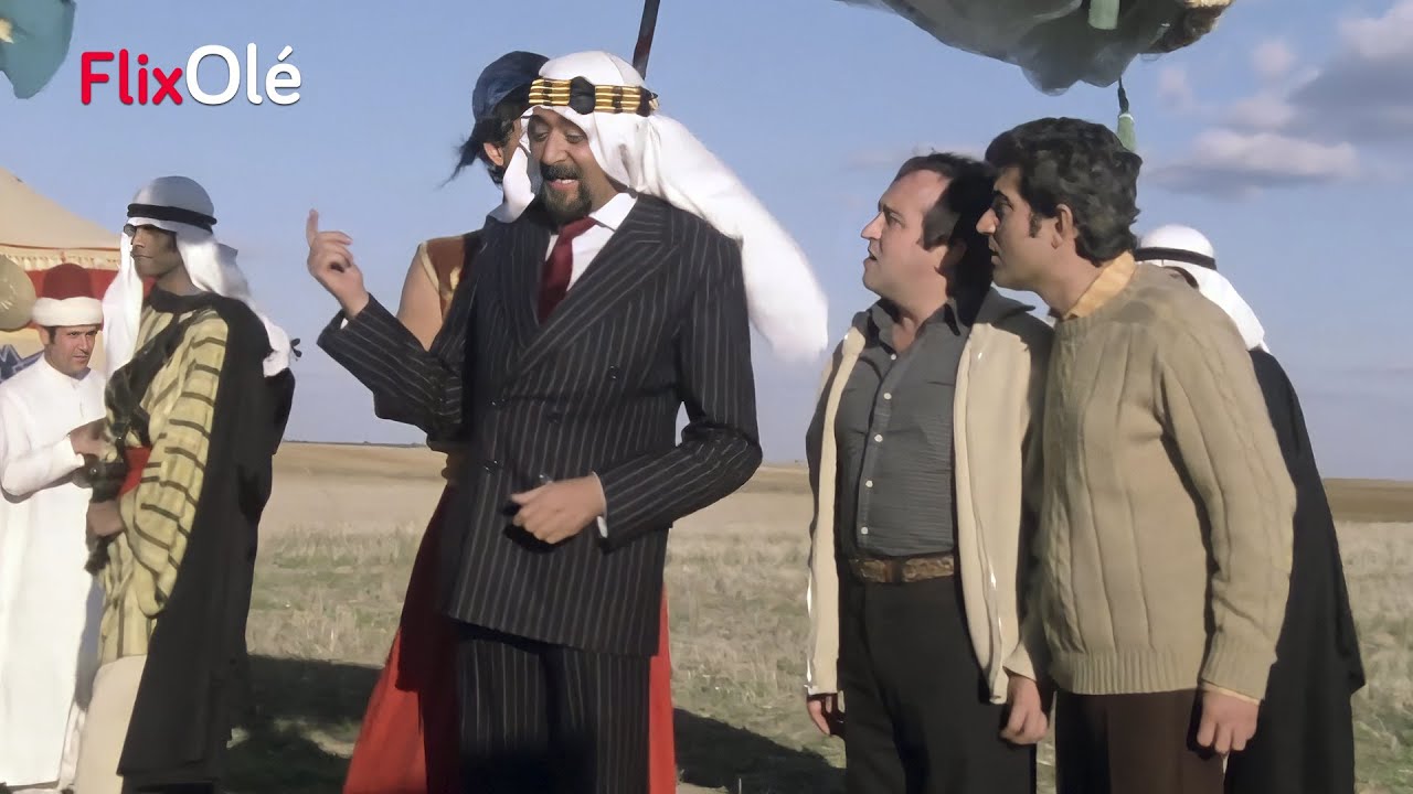 Antonio Ozores como jeque árabe en LOS ENERGÉTICOS (1979)