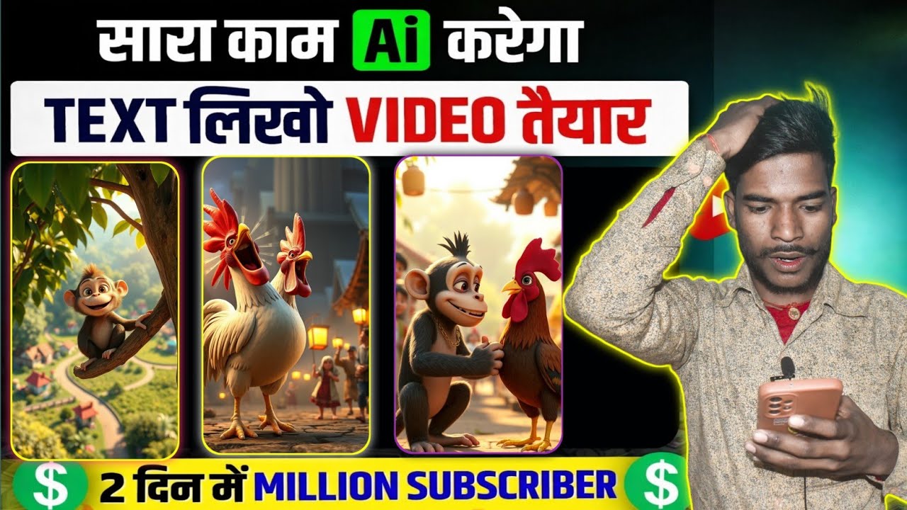 ai video kaise banaye | ai se cartoon video kaise banaye | text to video ai free |rohit tech tips2.0