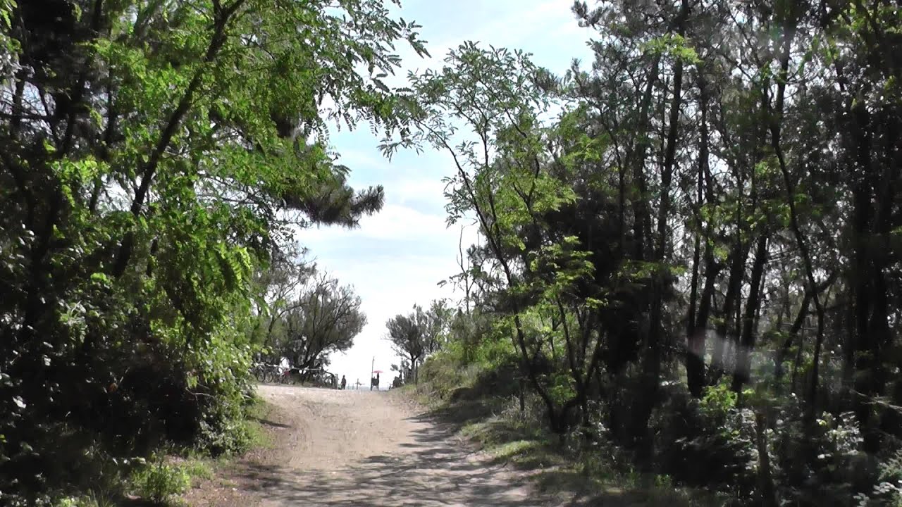 Camping Village Adria Casal Borsetti. Weg von der Unterkunft zum Strand. HD