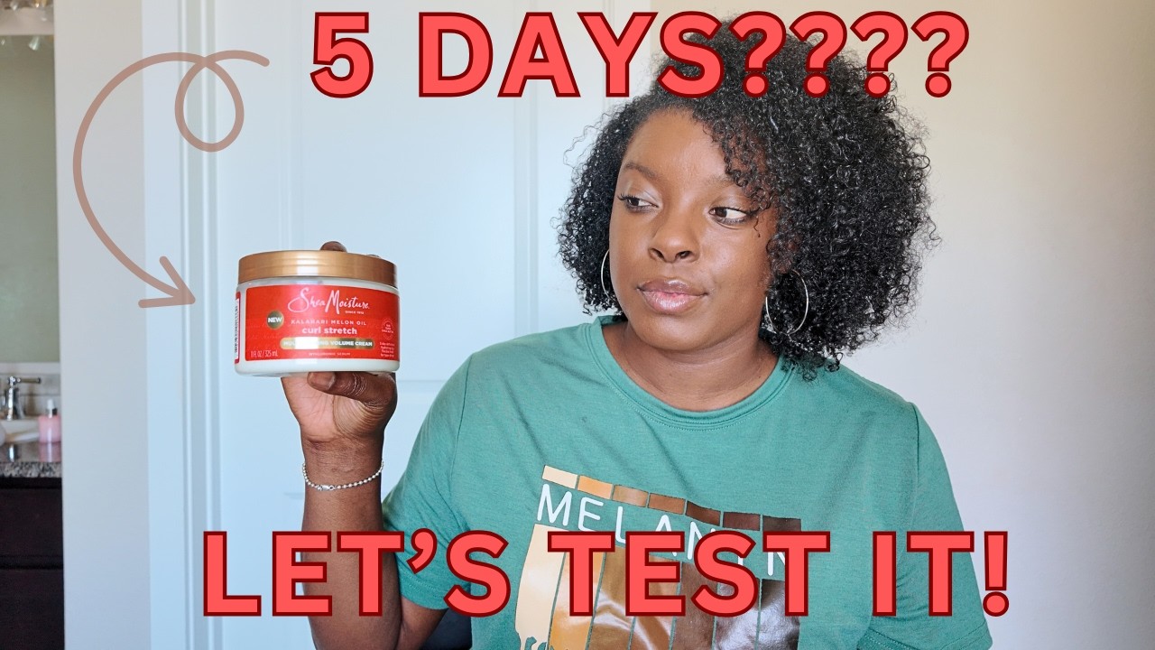 Shea Moisture Stretch Cream Put to the Test | 5-Day Natural Hair Results