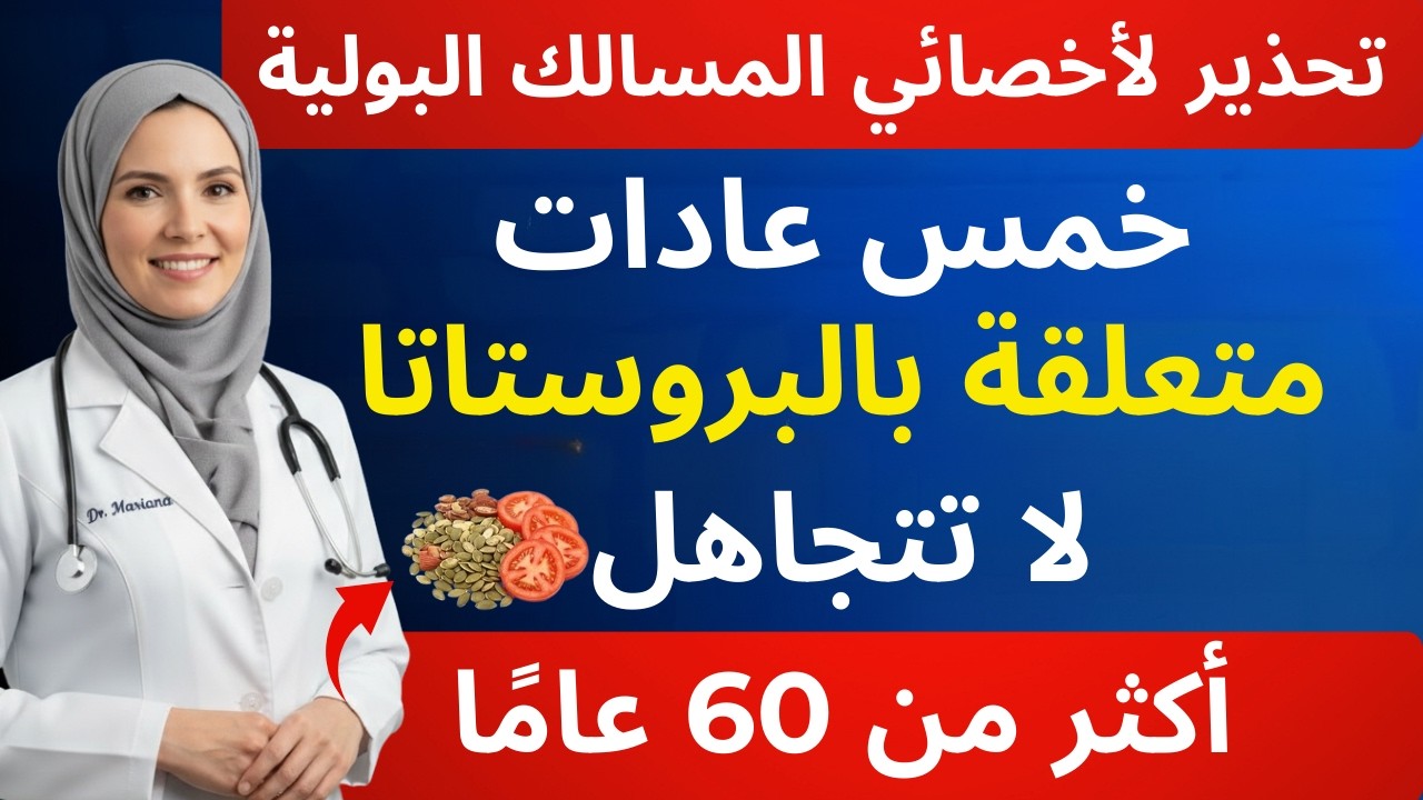 خمس عادات يومية تحمي البروستاتا بعد سن الستين | شرح الدكتورة ماريانا