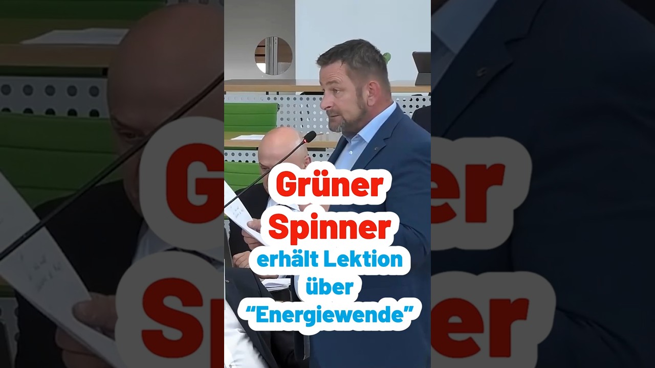 Gr&uuml;ner Spinner erh&auml;lt Lektion &uuml;ber gescheiterte 
