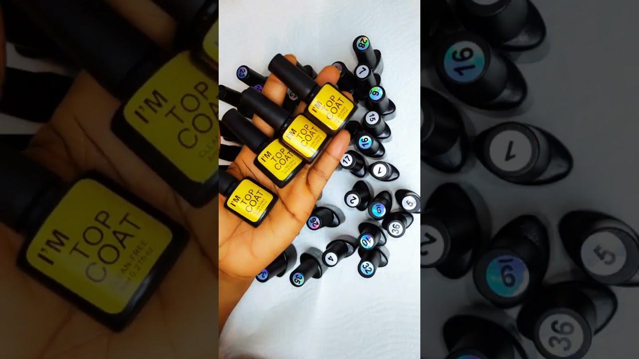 36 pieces gel polish from AliExpress. #youtubeshorts #aliexpress #gelnails #trending