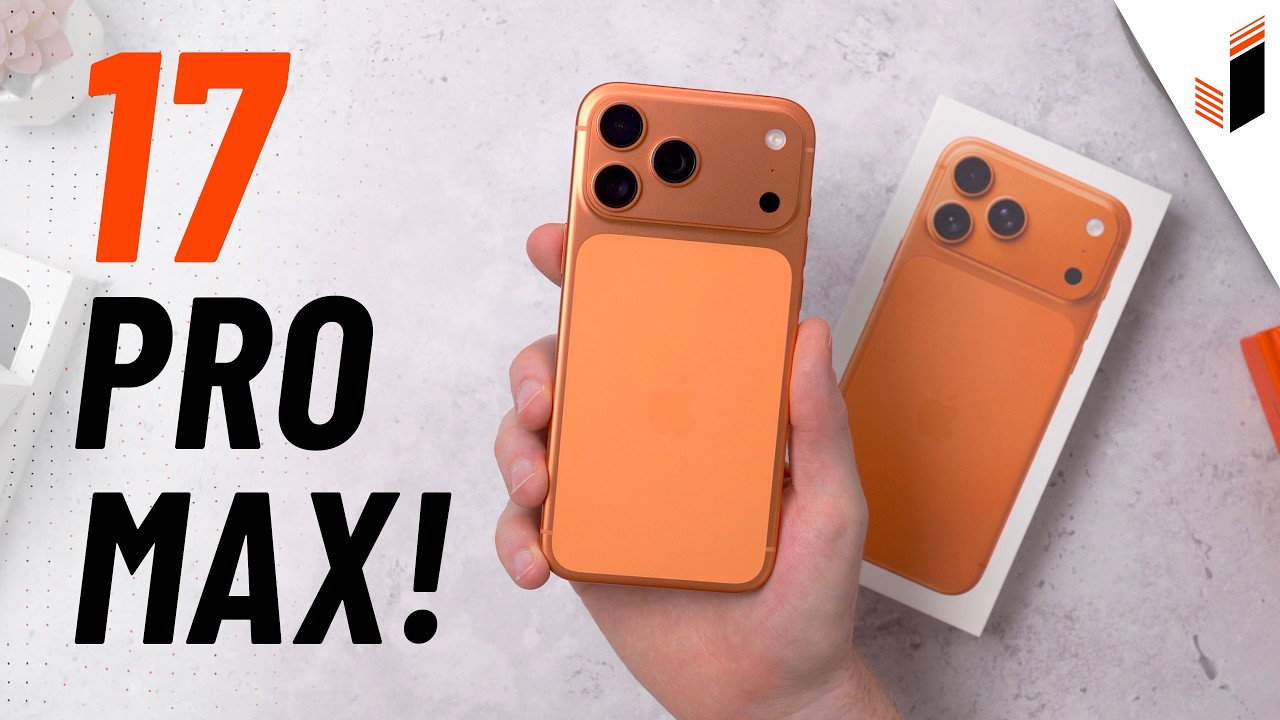 Распаковка iPhone 17 Pro Max и первые впечатления | Cosmic Orange!