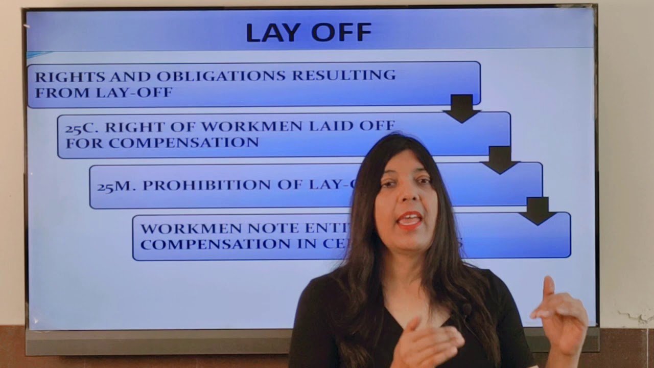 INDUSTRIAL LAW| LAY OFF | TRADE LAW