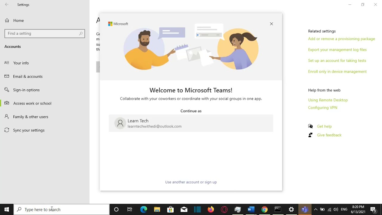 Удалить учетную запись из Microsoft Teams | 2 способа