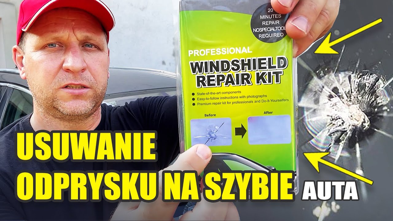 Naprawa szyby samochodowej krok po kroku – test taniego zestawu! 🚗🔧
