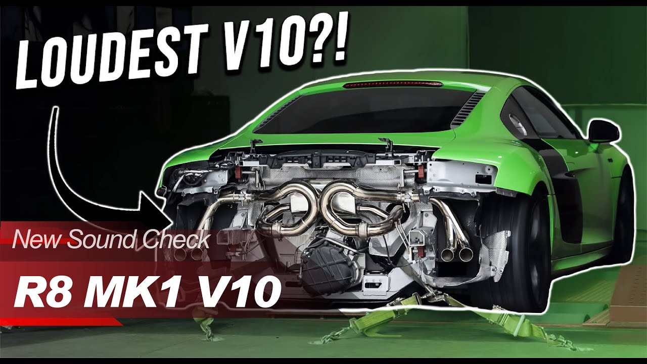 Audi MK1 R8 V10 Dyno +40whp  w/ Valvetronic Fi EXHAUST Catback & Stage 1 VR Tuned ECU Flash