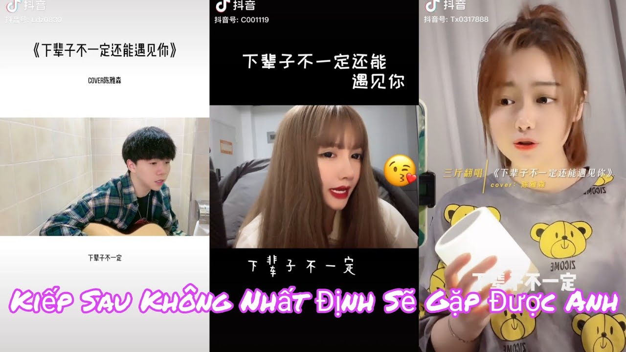 [Vietsub+pinyin] Kiếp Sau Không Nhất Định Sẽ Gặp Được Anh | 下辈子不一定还能遇见你 Những Bản Cover Douyin