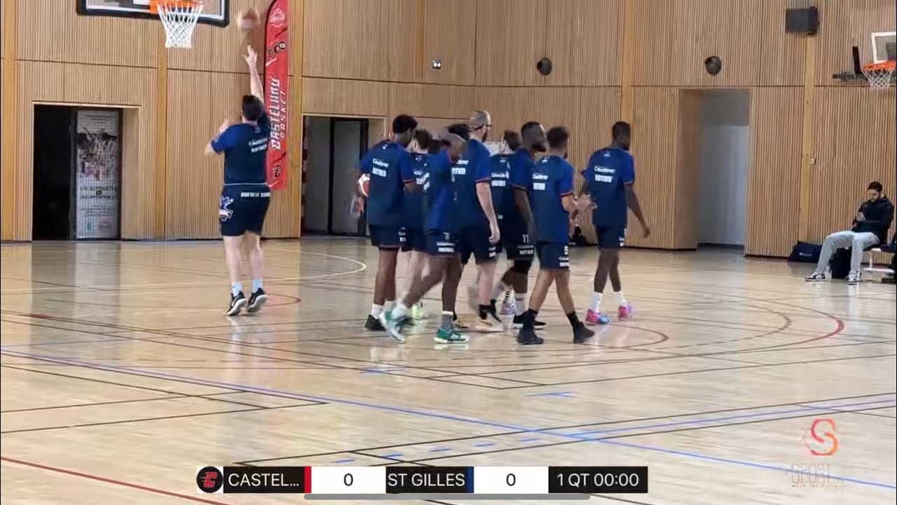 #Basket Pré Nat CASTELNAU Vs ST GILLES 
CASTELNAU VS ST GILLES