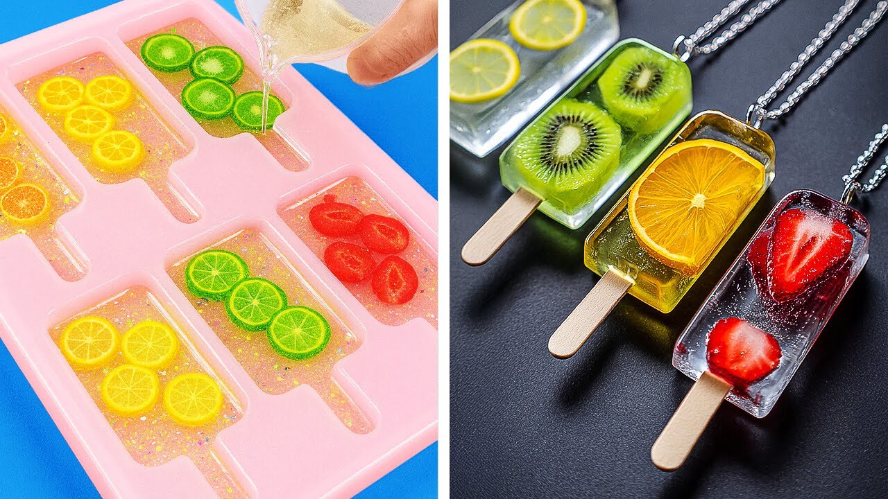🧪 COMO FAZER LINDAS ARTES EM RESINA EPÓXI EM CASA! 🖌️💡