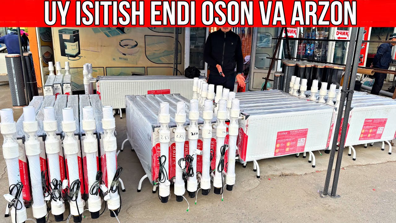 UY ISITISH OSON VA ARZON. RADIATOR OTOPLENIYA