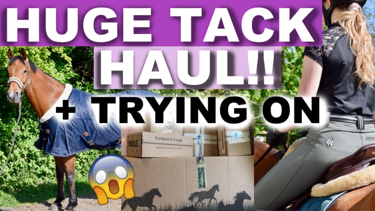 Покупка конной амуниции!! | Самая большая летняя распаковка и примерка конной экипировки | Катайс...