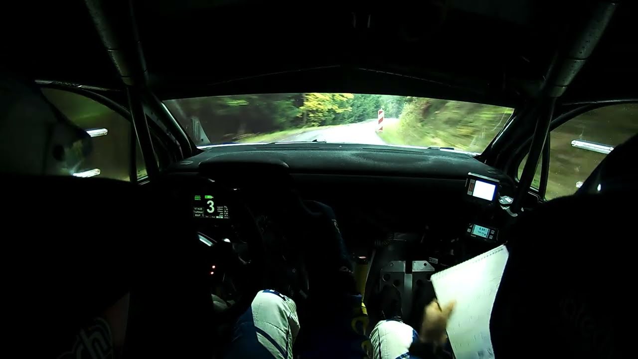Onboard EuroOil team - V. Pech - P. Uhel, Rallye Vsetín 2025 - RZ3 Semetín (Hošťálková - Semetín)