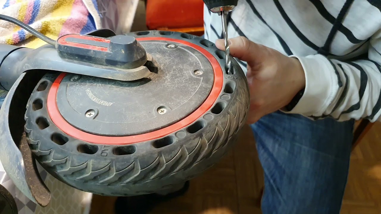 Смягчение оригинального колеса Aovo Pro M365