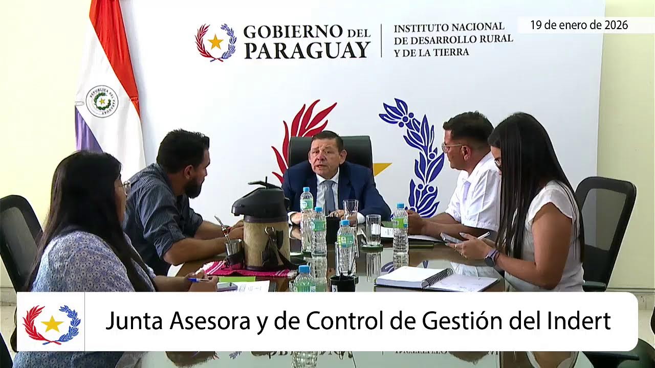 Reunión de la Junta Asesora y de Control de Gestión del INDERT - 19 de enero de 2026