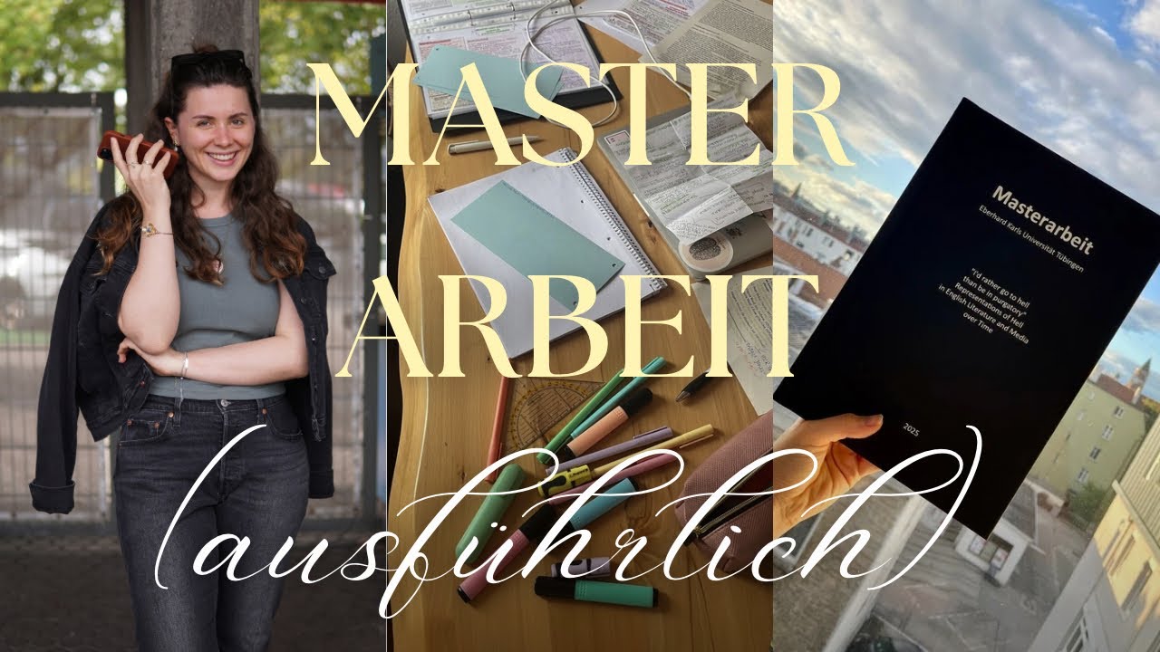So habe ich meine MASTERARBEIT im LEHRAMTSSTUDIUM vorbereitet 🎓