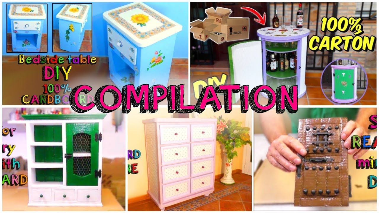 5 awesome crafts with carton boxes simple compilation DIY
