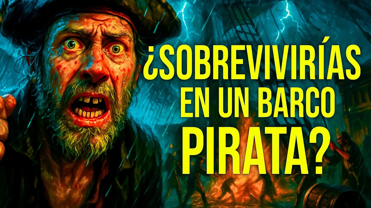 ASÍ ERA LA VIDA EN UN BARCO PIRATA: el PEOR lugar donde podrías VIVIR