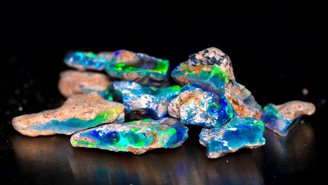 LIVE Roughing Opal Session - New Black Crystal Opal